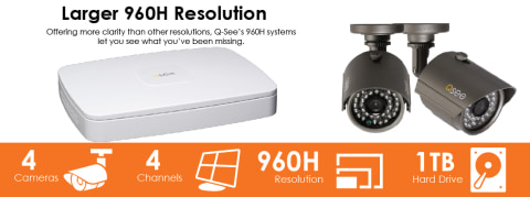 NeweggBusiness - Q-See QC304-4H4-1 4 Channel Advanced H.264 Video
