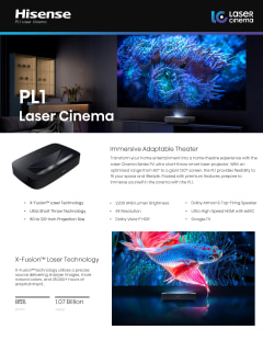 Hisense PL1 Laser Cinema