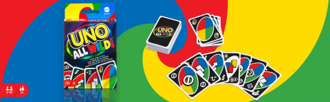 UNO All Wild Family Card Game For 7 Year Olds And Up