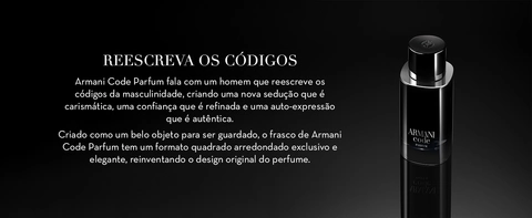 Perfume Code Giorgio Armani Masculino Le Parfum - Época Cosméticos
