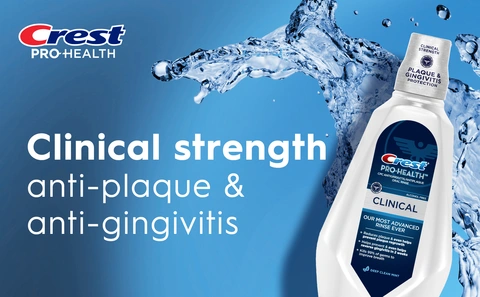 Crest Clinical Mouthwash Crest Pro Health Clinical Deep Clean Mint