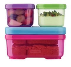 Rubbermaid Lunch Blox Kids Flat, Pink - Shop Food Storage at H-E-B