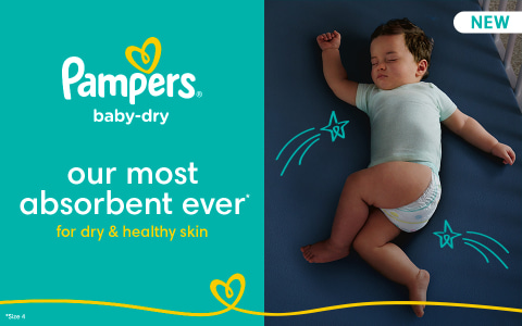Pampers Baby-Dry - Disposable nappies - Nappies & changing