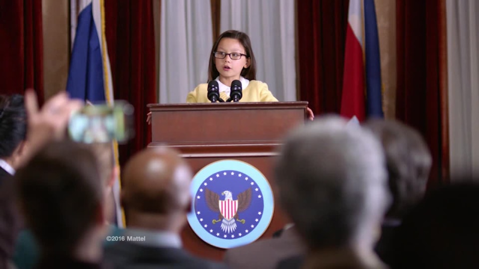 thumbnail video image 2 of Barbie Careers Presidential, 2 Pack, 2 of 7