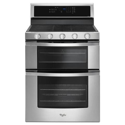 whirlpool fingerprint resistant double oven