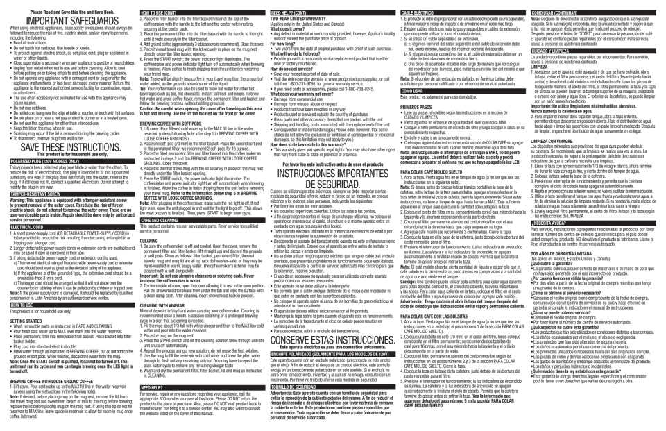 BLACK+DECKER Single Serve Coffee Maker, Black, CM618