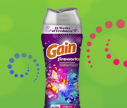 Gain Fireworks Scent Booster Duet Wildflower & Waterfall - 14.8 Oz