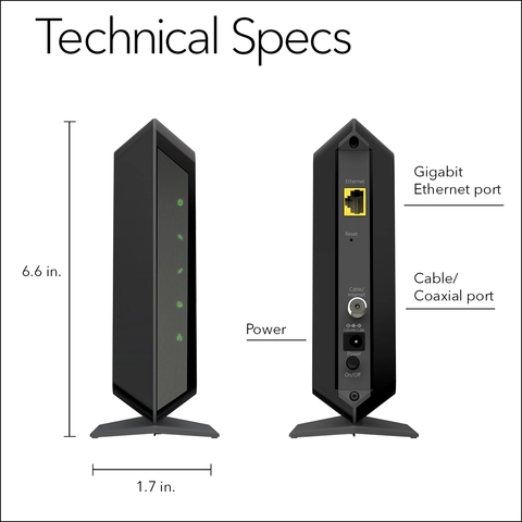 NETGEAR CM700 Cable Modem - Refurbished fashion