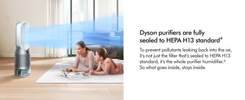 Ventilateur-purificateur-humidificateur Dyson Purifier Humidify+Cool PH03  (Noir/Nickel), Filtre HEPA 360° en fibre de verre et charbon actif pour  purificateur d'air, Dyson Canada
