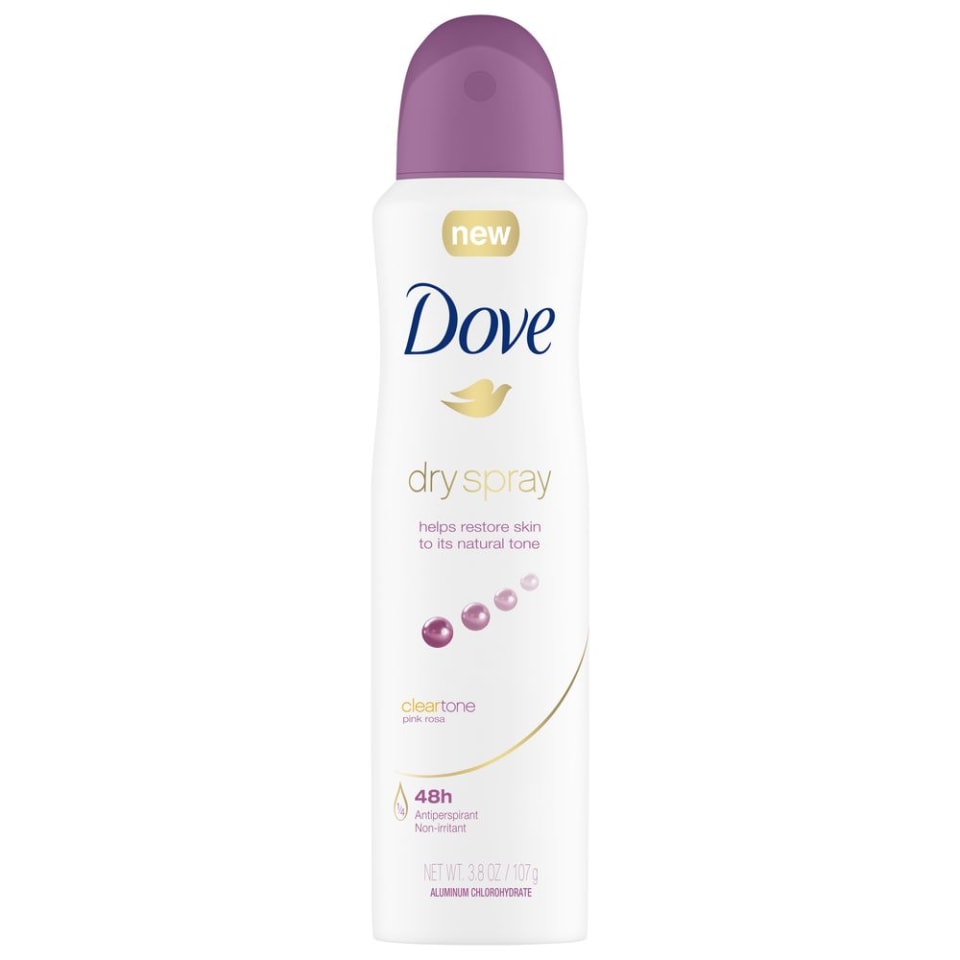 Dove Advanced Care Dry Spray Antiperspirant Deodorant Pink Rosa, 3.8 oz ...