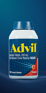 Advil Liqui-Gels Pain and Headache Reliever Ibuprofen, 200 Mg Liquid Filled  Capsules, 200 Count 