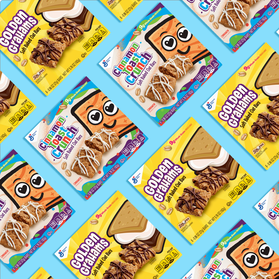 Golden Grahams Sâ mores Soft Baked Oat Bars, Snack Bars, 6 ct, 5.76 oz