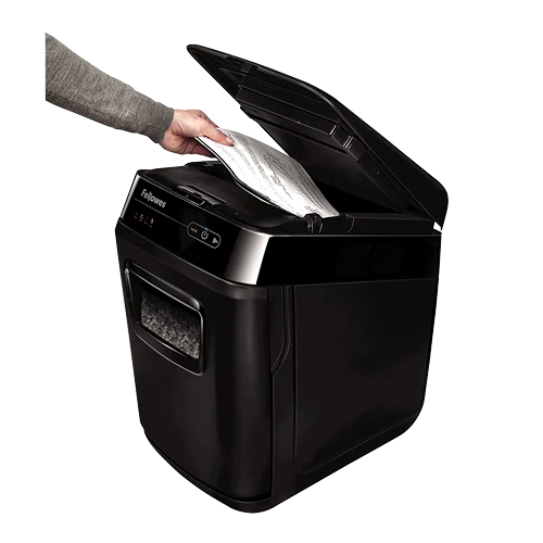 Fellowes AutoMax 200M 200 Sheet Micro-Cut Personal Shredder
