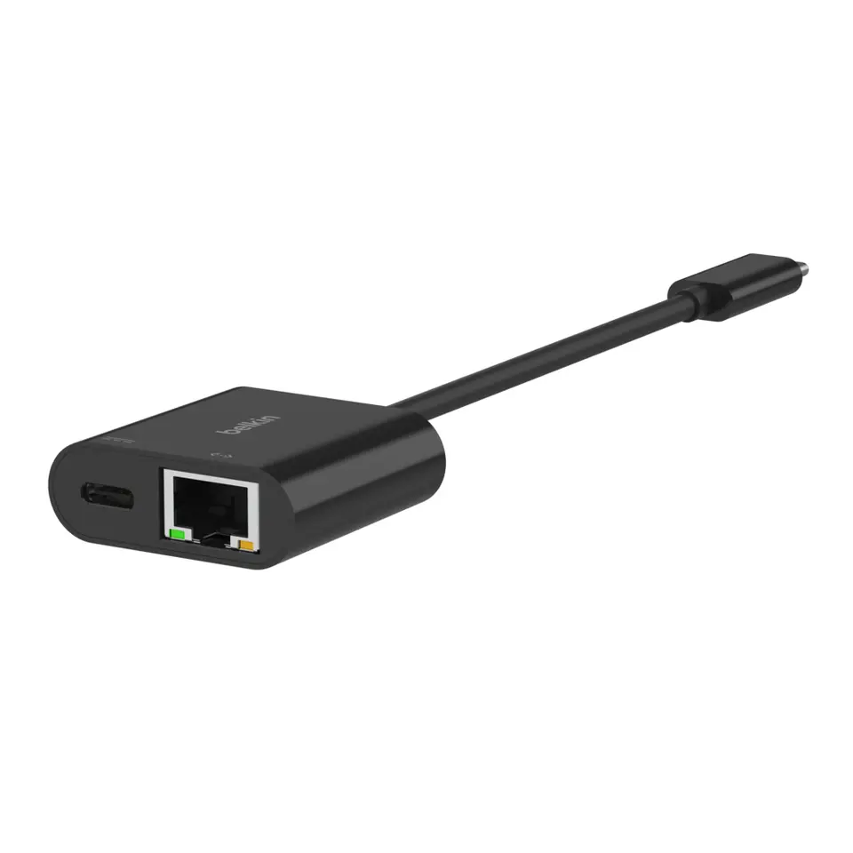 Belkin USB C to Ethernet + Charge Adapter with gigabit Ethernet