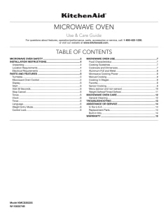 KitchenAid KMCS3022GSS 24 Inch Countertop Microwave Oven with 2.2 cu. ft.  Capacity, 1200-Watt Cooking Power, Electronic Controls, Timed Defrost, 9  Quick-Touch Cycles, Color-Coordinated Stainless Steel Cabinet, and 16-9/16  Recessed Turntable