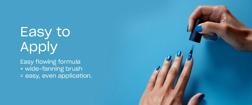 OPI GELement has a wide fanning brush making it easy to apply
