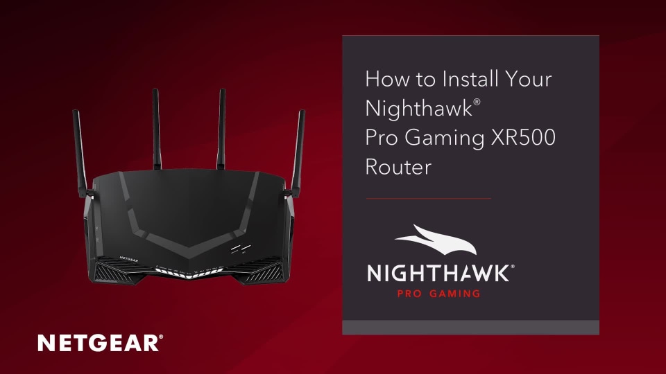 NETGEAR - Nighthawk AC2600 WiFi Gaming Router, 2.6Gbps (XR500 ...