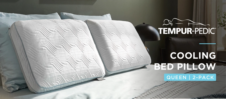Tempur-Pedic® Cooling Bed Pillow – Two Pack - Walmart.com Tempur-Pedic® Cooling Bed Pillow – Two Pack - Walmart.com