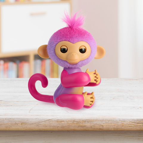 Fingerlings 2023 New Interactive Baby Monkey Reacts To Touch 70+ Sounds &  Reactions Charlie Purple : Target