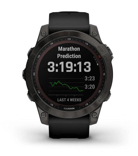 Garmin fenix Sapphire Solar 47mm GPS Smartwatch, Black DLC