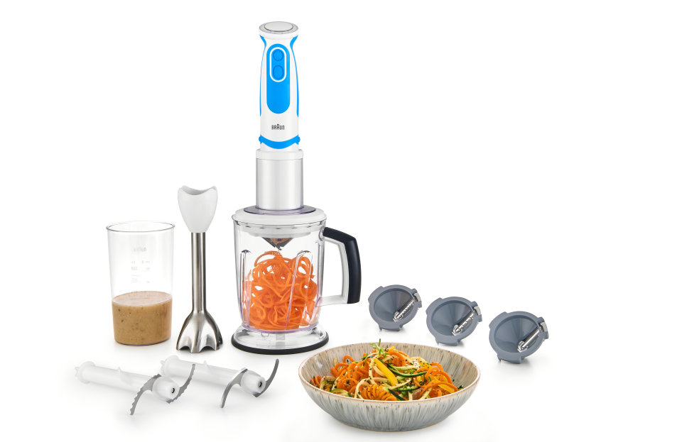 Braun 9-Piece MultiQuick Spiralizer and Hand Blender Set 