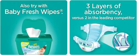 Pampers Pure Protection Diapers Super Pack (Size 4, 52 count) - MedaKi