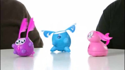 thumbnail video image 7 of Fijit Friends Shimmies Pink Spinrose Figure, 7 of 7