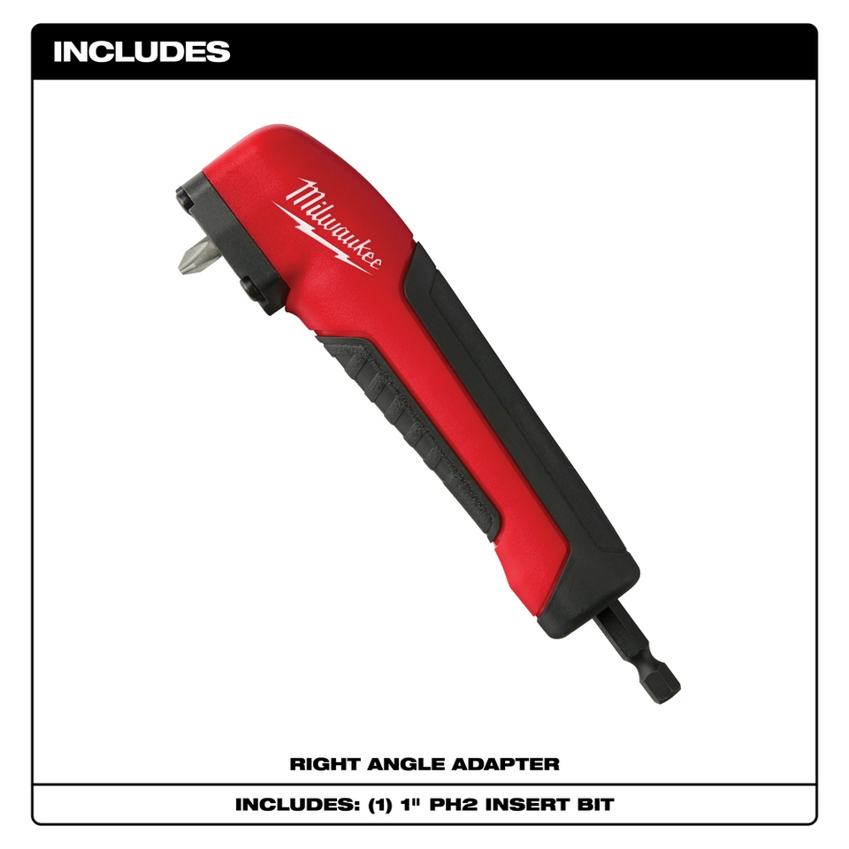 Milwaukee Tool - Power Drill Right Angle Drive Attachment