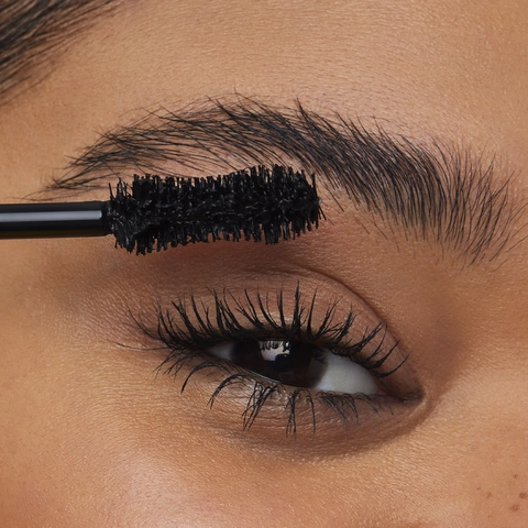 Model applying Big Mood Mascara