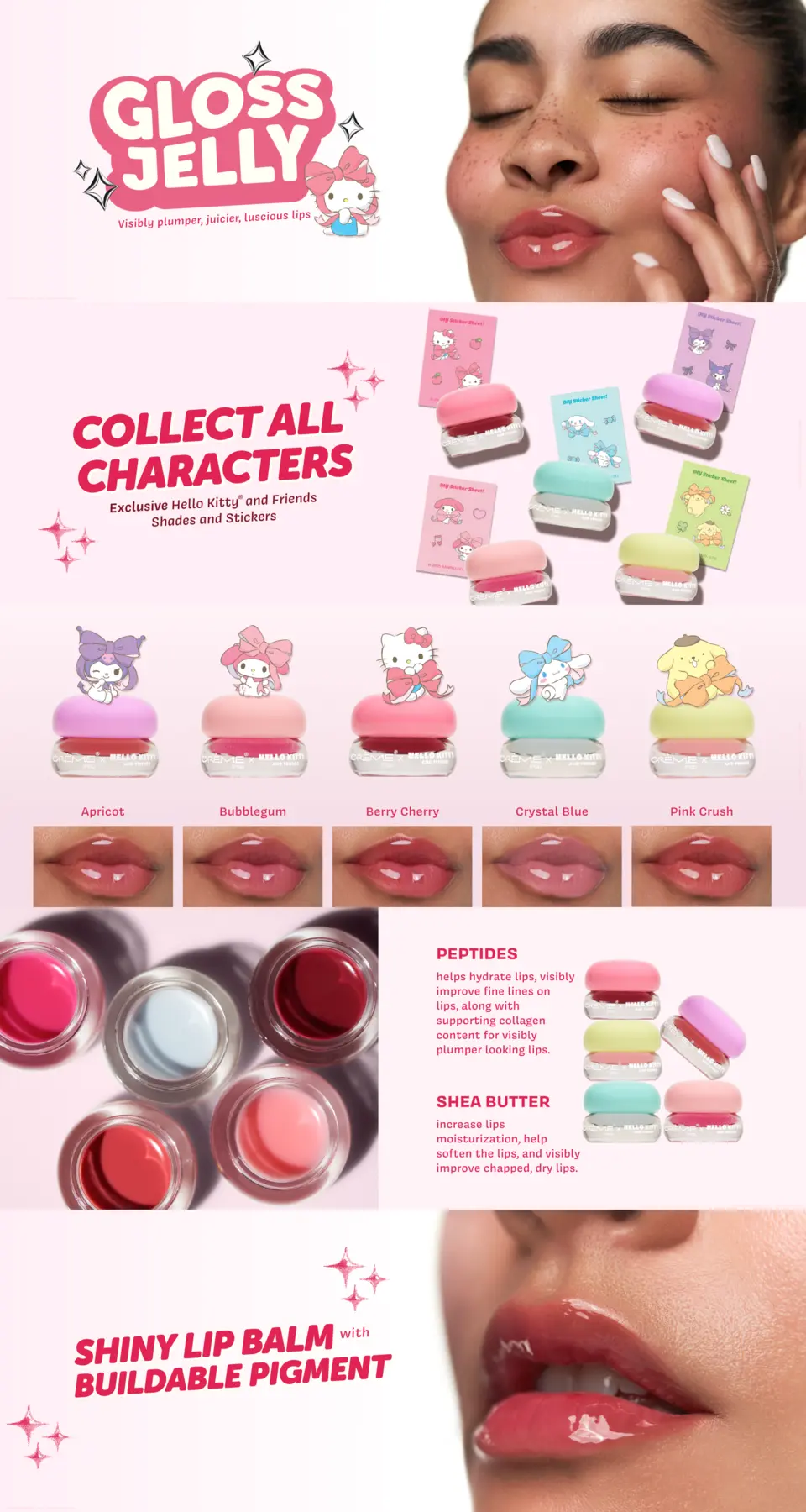 The Creme Shop Hello Kitty Gloss Jelly Peptides
