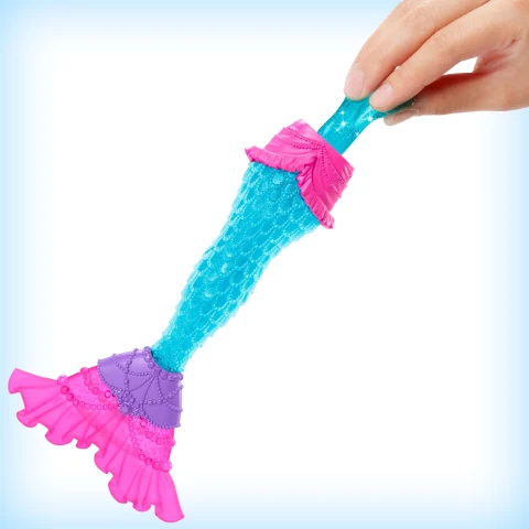 Store the Slime in Barbie&#174; Mermaid Doll’s Tail!