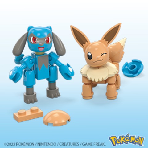 BRINQUEDO P MONTAR MEGA CONSTRUX POKEMON 73P / 80PÇS