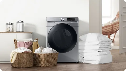 Samsung 27 in. 7.5 cu. ft. Smart Stackable Front Load Samsung 27 in. 7.5 cu. ft. Smart Stackable Front Load