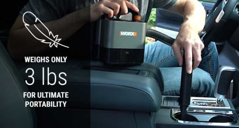 WORX 20-Volt Cordless Car Handheld Vacuum in the Handheld Vacuums  department at