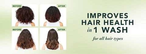 Improves hair health in 1 wash for all hair types