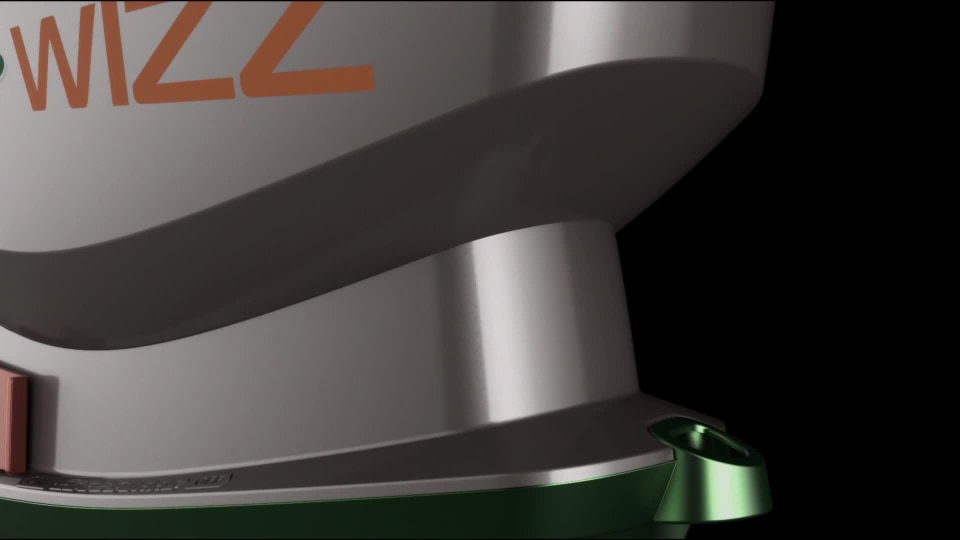 thumbnail video image 2 of Scotts Wizz Spreader for Grass Seed, Fertilizer, Salt and Ice Melt, Holds up to 2,500 sq. ft. of Product, 2 of 8