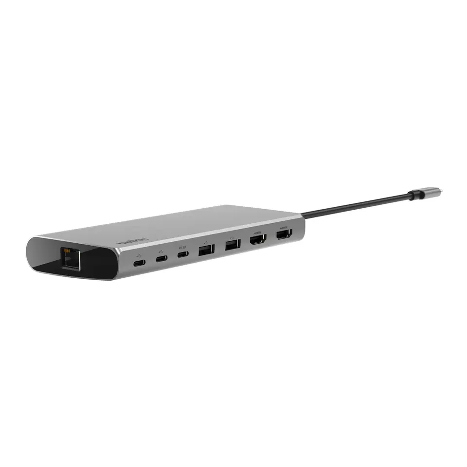 Belkin USB-C 8-in-1 Dual Display Core Hub - INC015BTSGY | Abt