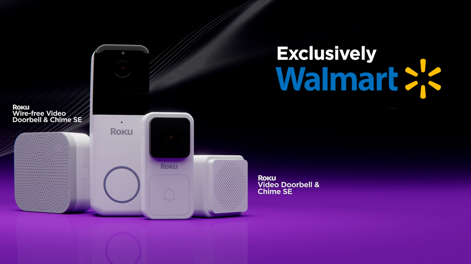 Roku Smart Home Video Doorbell & Chime SE (Wired)(1Pack) with Motion
