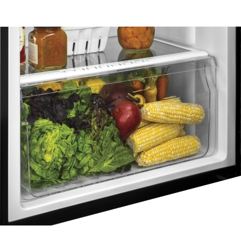 Clear, Humidity Controlled Crisper Drawers