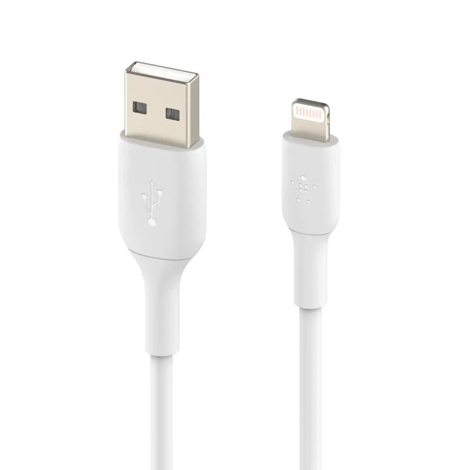 Belkin CAA001BT3MWH Lightning to USB Data Transfer Cable 9.84' White - Thumbnail 3