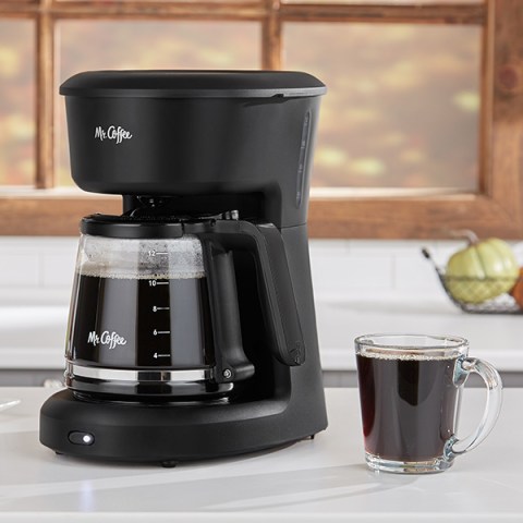 Mr. Coffee Simple Brew 12-Cup Switch Coffee Maker, Black