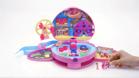 Polly pocket backpack theme park best sale