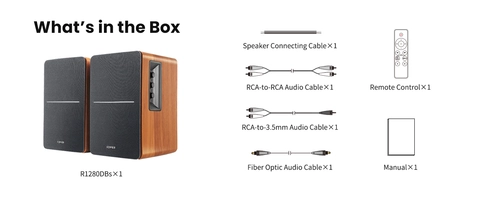 Edifier R1280DBs Powered Bluetooth Computer Speakers, Bookshelf