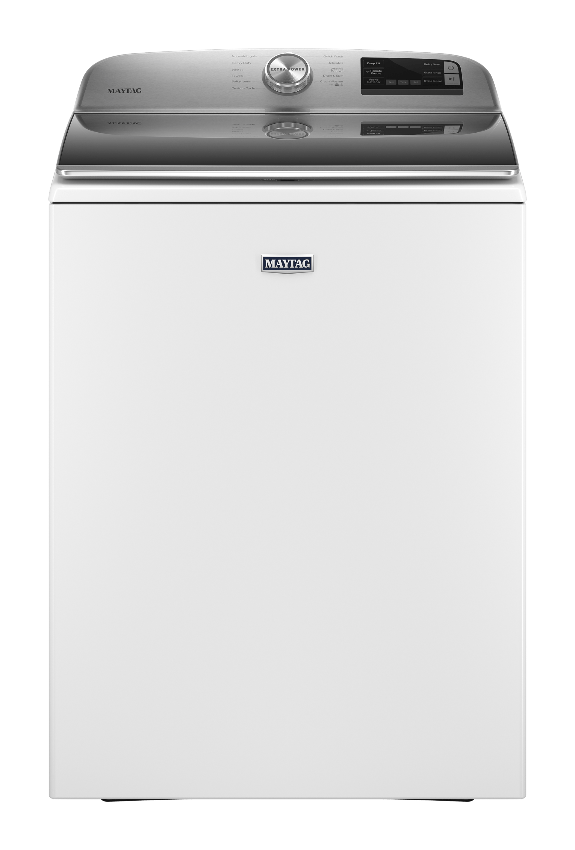 Whirlpool 4.7 - 4.8 cu. ft. Top Load Washer with 2 in 1 Removable Agitator  in White WTW5057LW - The Home Depot