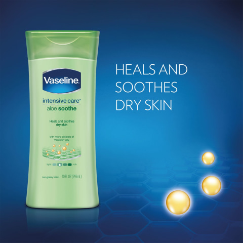 vaseline intensive care aloe soothe lotion sunburn
