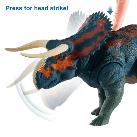 Jurassic World Dual Attack Nasutoceratops - Walmart.com