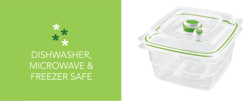 FoodSaver FA3SC358-000 3-Pc. Fresh Containers Set - Food Storage 