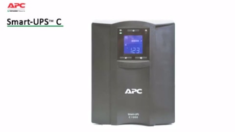600W 230V Ups APC APC Smart-Ups C 1000VA SMC1000IC Noir 