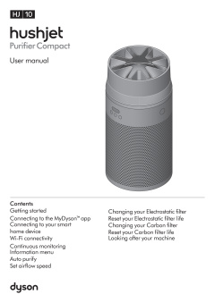 Dyson, Compact Air Purifier, HushJet™ Black/Teal, Sleep Auto Mode