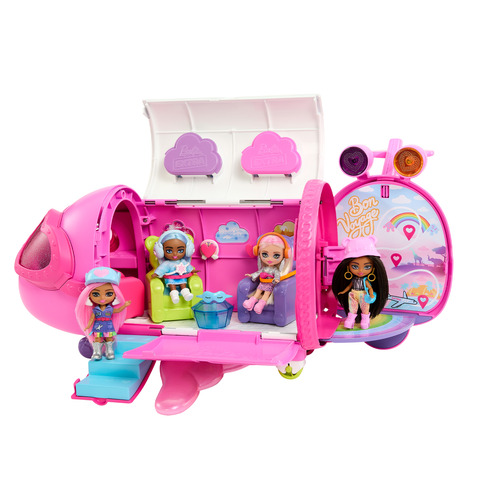 Barbie Extra Fly Jet Playset with Barbie Extra Mini Minis doll 